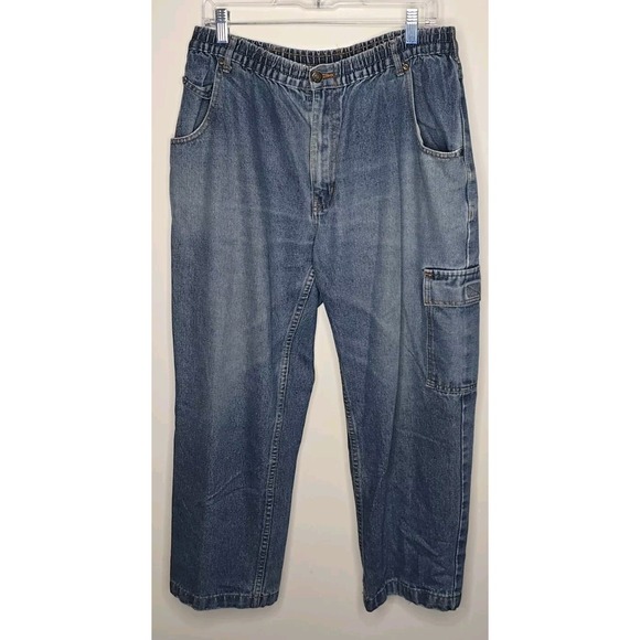 Haband Other - Haband Casual Joe Jeans‎ Mens 33x23 Relaxed Stretch Comfort Waist Cargo Workwear